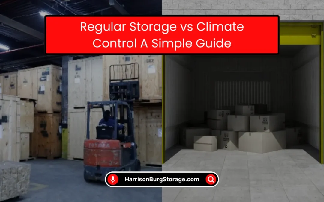 Regular Storage vs Climate-Control: A Simple Guide (2026)