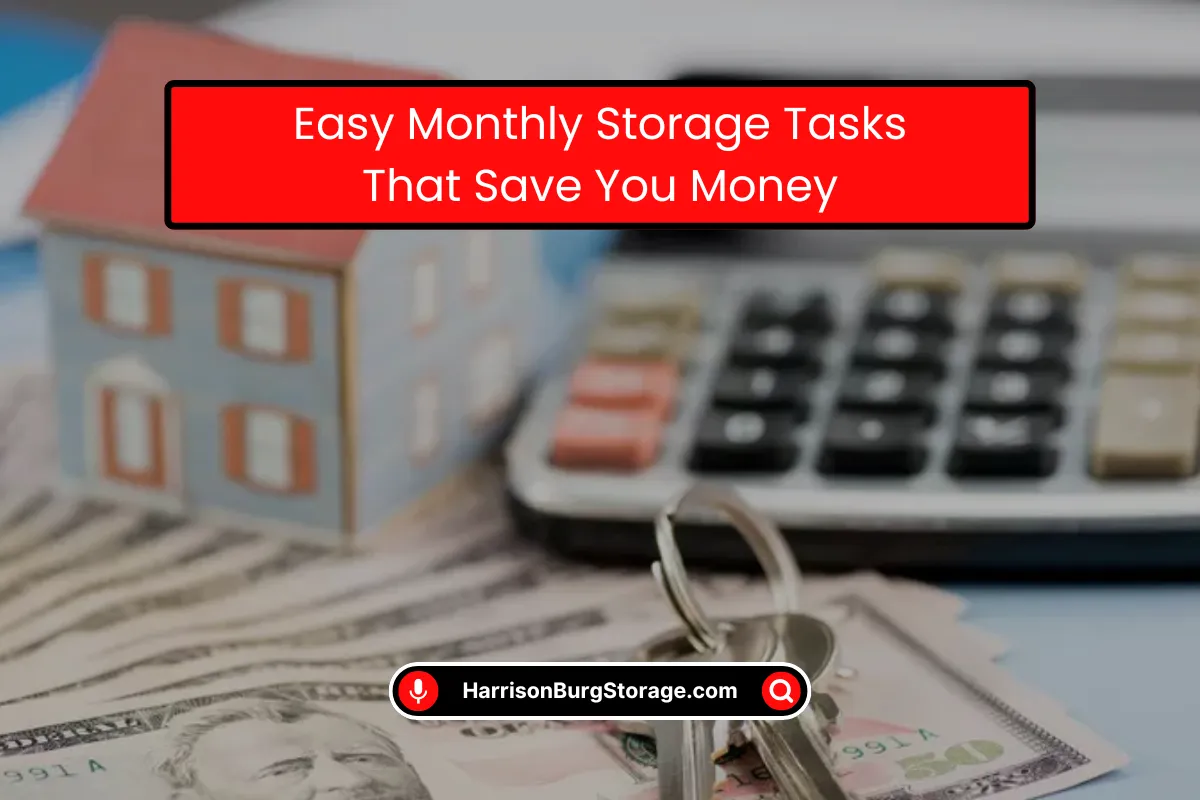 Monthly Storage Tasks That Save You Money