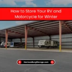 Store Your RV and Motorcycle for Winter