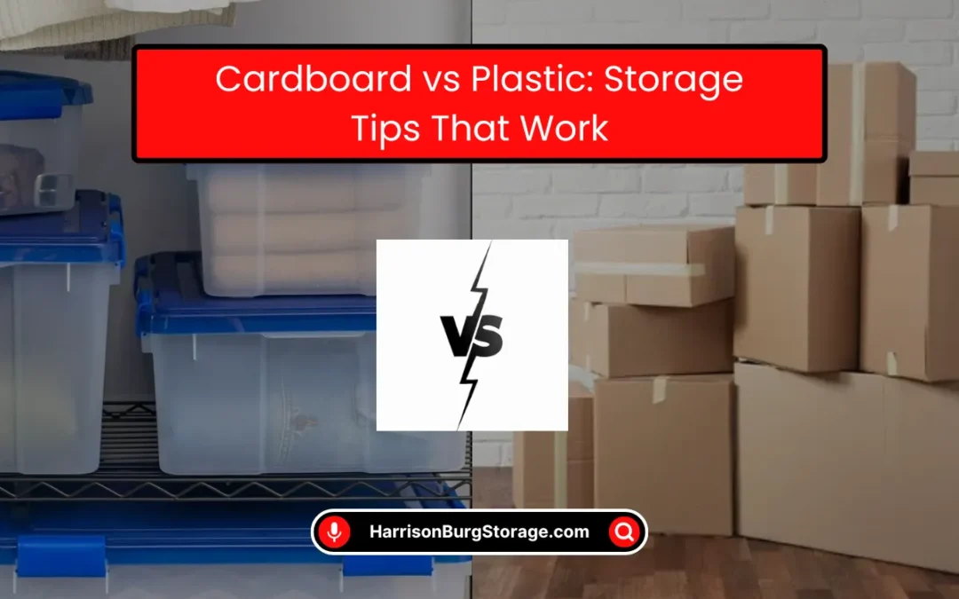 Cardboard vs Plastic: Storage Tips That Work (2026)