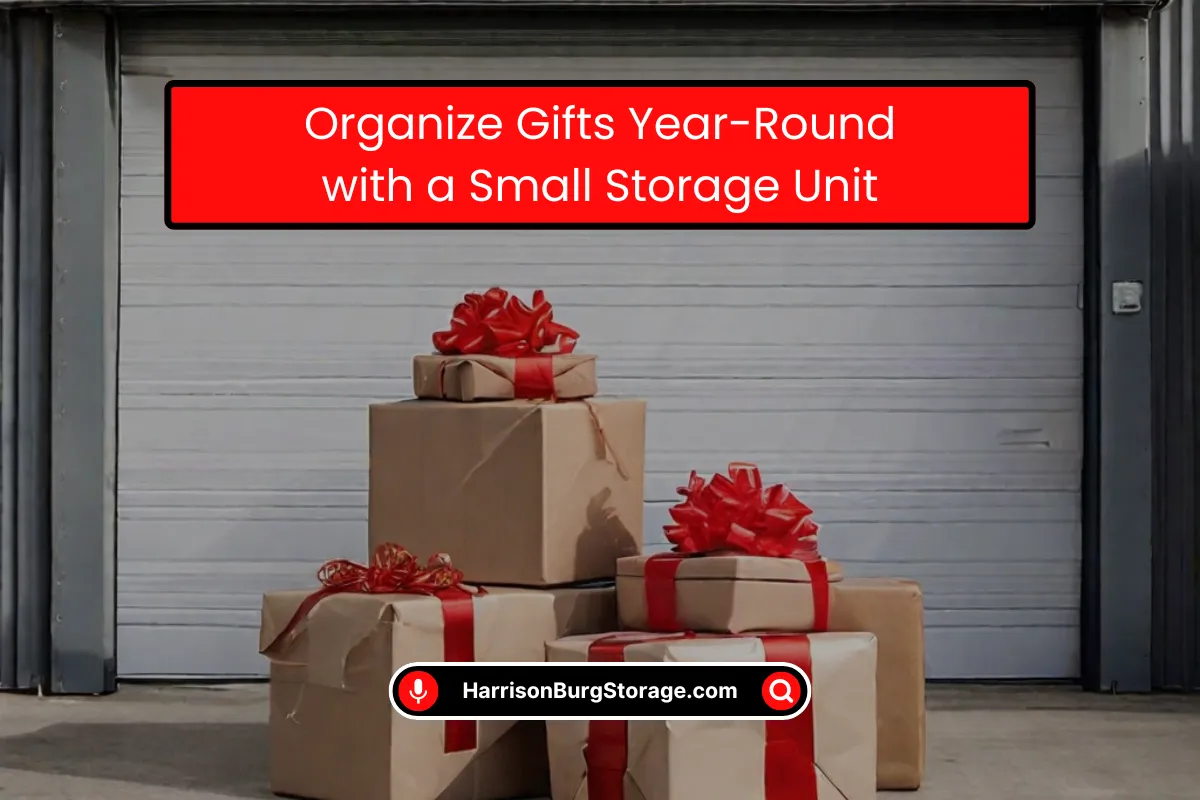 Organize Gifts with a Small Storage Unit Organize Gifts with a Small Storage Unit