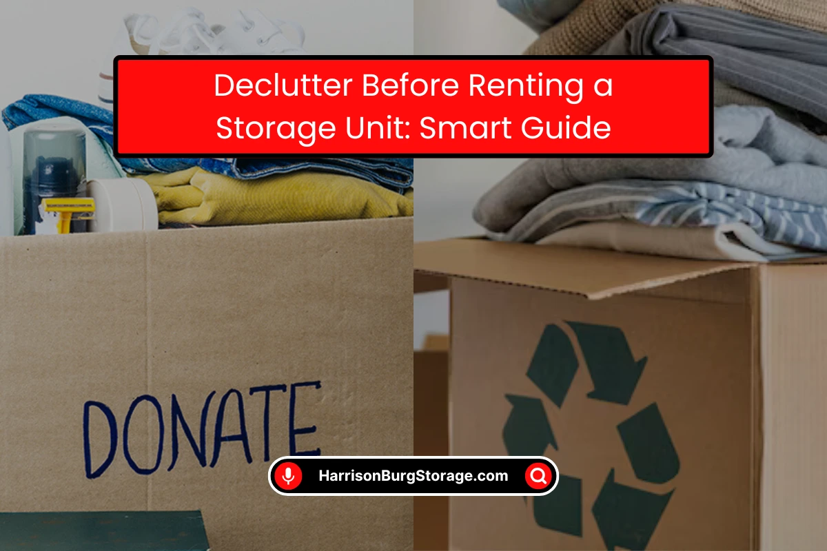 Declutter Before Renting a Storage Unit Smart Guide